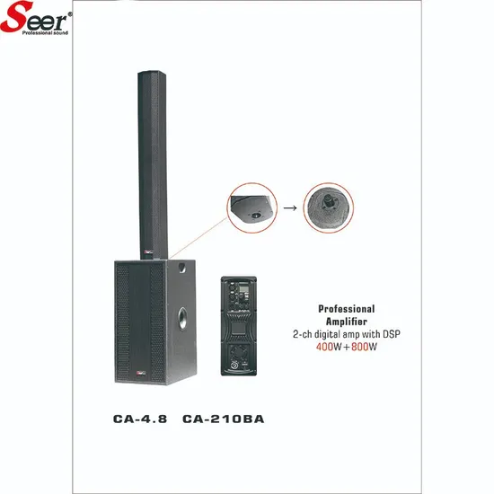 10인치 스피커 프로페셔널 오디오 액티브 라인 어레이 미니 컬럼 시스템