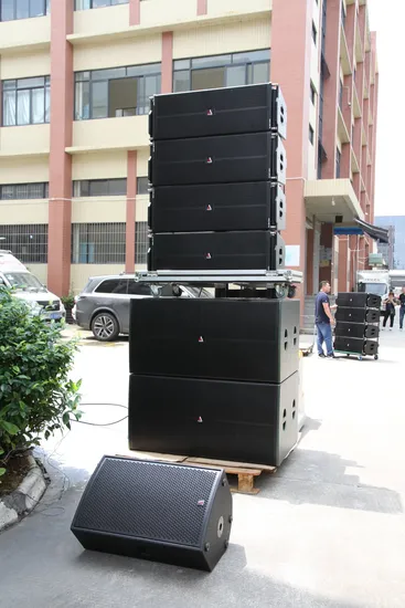 풀 레인지 스피커 12인치 및 원거리 스피커 라인 어레이 시스템