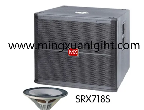 SRX718S 18인치 사운드 시스템 네오디뮴 서브우퍼 스피커 캐비닛